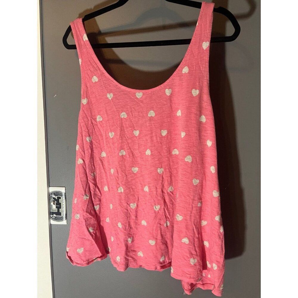 Torrid size 2 pink heart tank top